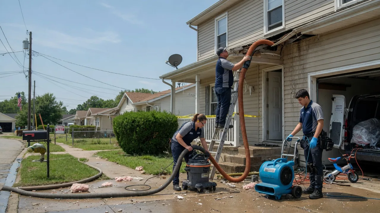 Water Damage Restoration in Chalmers, IN near me
